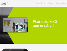 Tablet Screenshot of mobile.xing.com